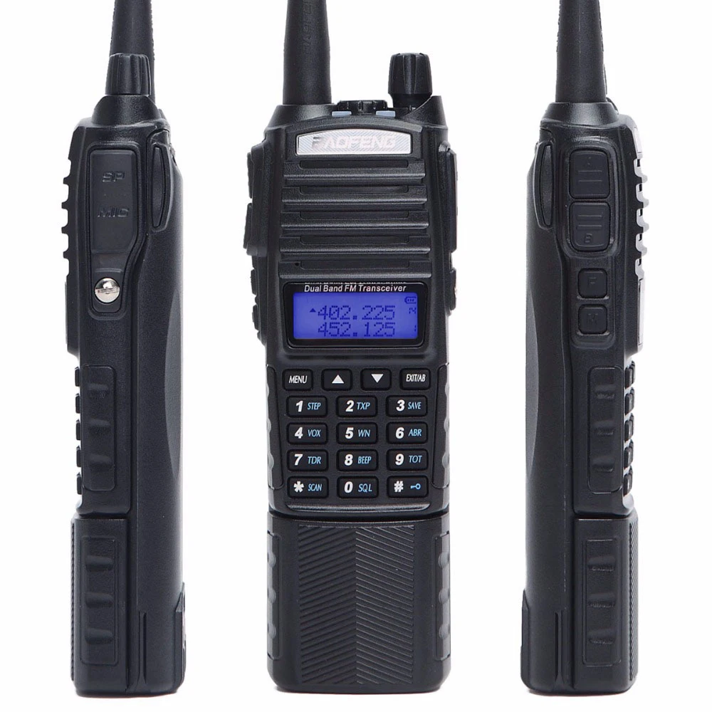 2 шт. Baofeng UV 82 рация 3800 мАч батарея 5 Вт УКВ Портативный охотничий Hf двухдиапазонный