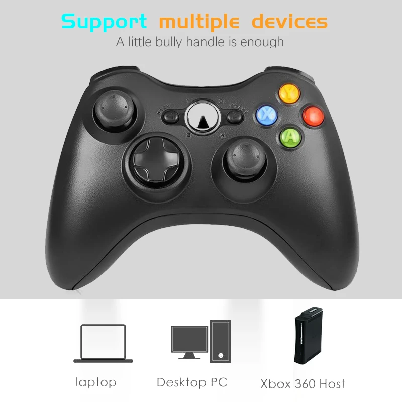 2 4g Wireless Gamepad For Xbox 360 Controle Manette For Xbox360 For Microsoft Xbox 360 Game Joystick For Pc Win7 8 10 Gamepads Aliexpress