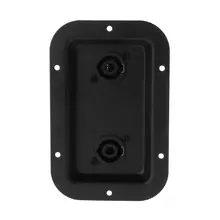 Jack Plate Socket Junction Box Clip Guitar Dual Large for SpeakOn PA Speaker Cabinets