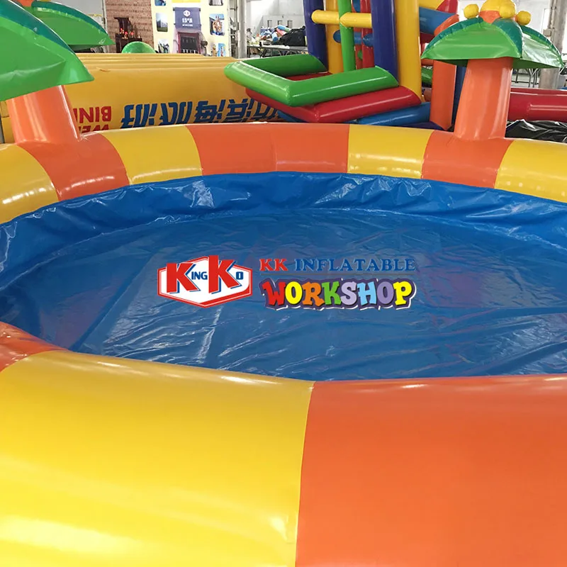 Creative coconut palm modeling Closed inflatable pool Creative coconut palm modeling Closed inflatable pool