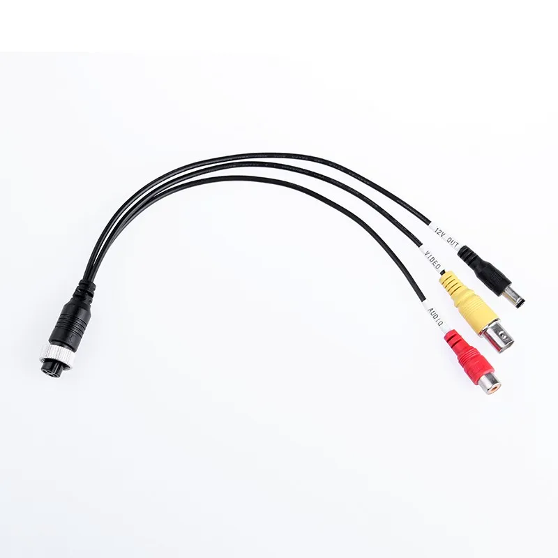 4 pin авиационный кабель для аудио видео 12v outpur кабель адаптера