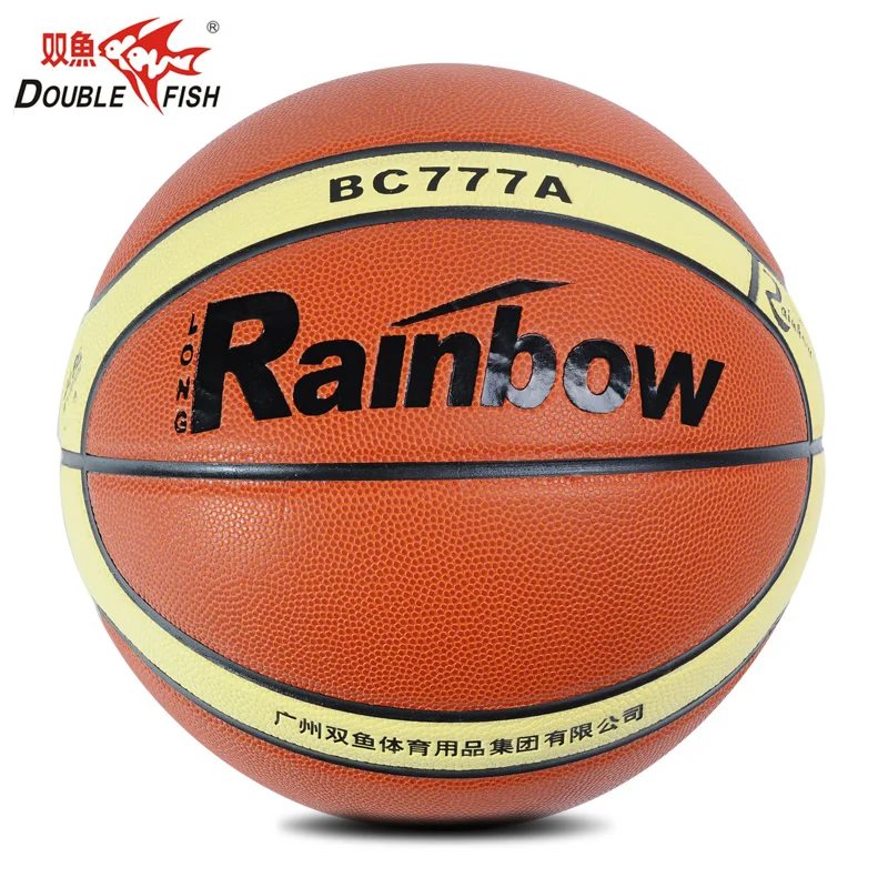 

Double Fish BC777A 7# durable ZK Microfiber leather Basketball for competition