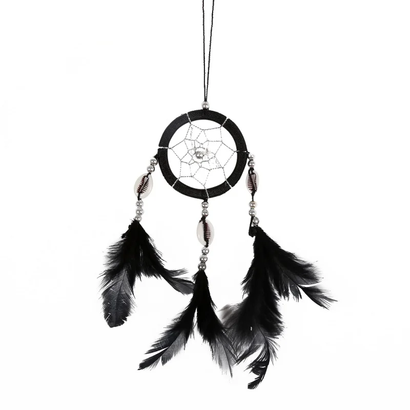 

2018 Creative New Mini Dream Catcher Feathers Long Wall Car Hanging Ornament Key Chain Ornaments Decoration Gifts Hot
