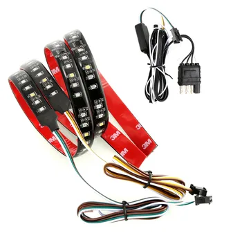 

LED Tailgate Light Bar Truck Tail Light LED Strip Red/White Reverse Brake Turn Signal Light Universal for Jeep Chevy GMC Trucks