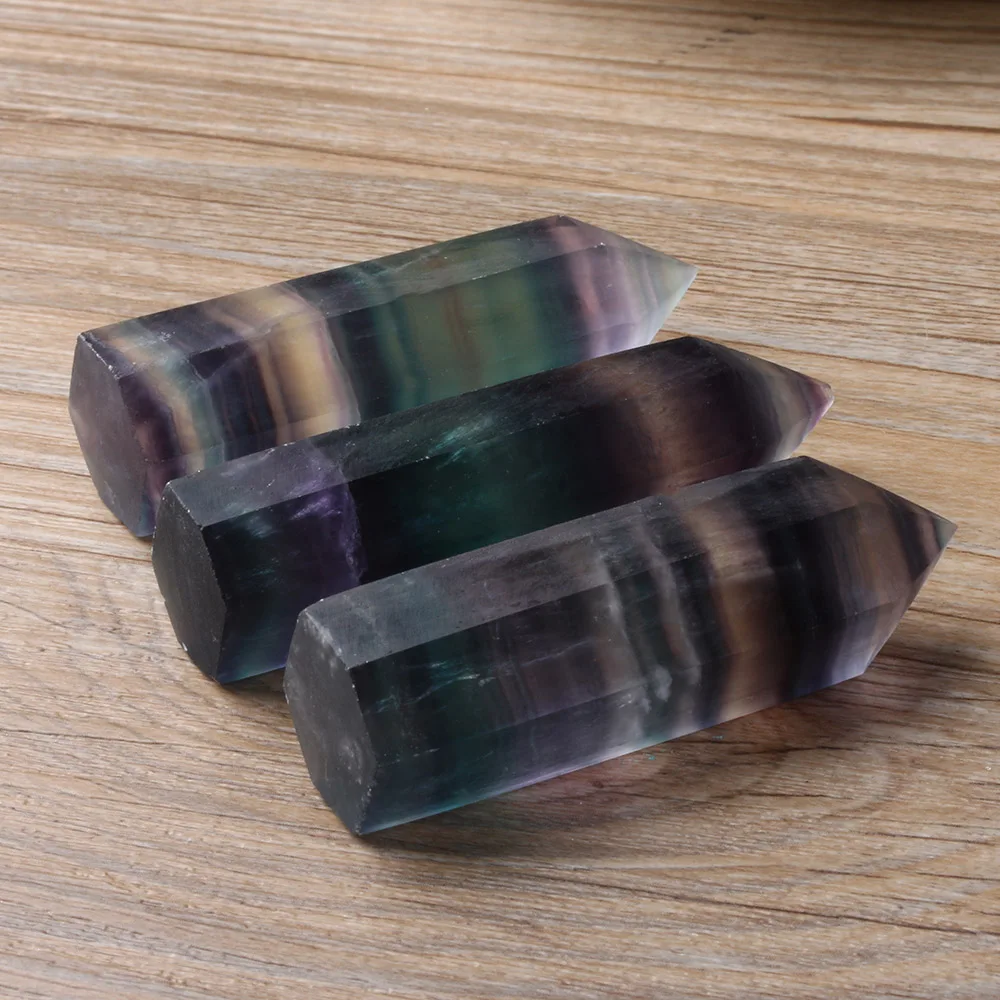 

1 PC 50-60mm Natural Stones Quartz Crystal Wand Point Healing Degaussing Gemstone For DIY Crafts Pendant Home Decor