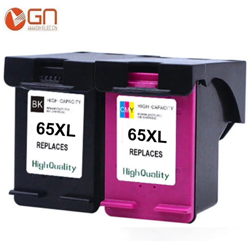 Cartucho de tinta GN 65 remanufacturado para impresora HP 65XL, HP Deskjet  3720, 3721, 3723, 3724, 3730, 3732, 3752, 3755, 3758, hp 65 - AliExpress  Ordenadores y oficina