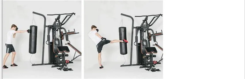 806A 7 в 1 комбинированное тренировочное интегрированное фитнес-оборудование тяга сидячая скамья с песком подтягивающая параллельная штанга тренажер для мышц рук