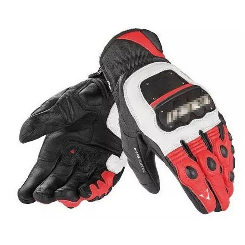 

Titanium Alloy Genuine Leather Motorcycle Gloves Full Fingers Locomotive Knight Glove For Men Anti-Fall Sports Gloves A899