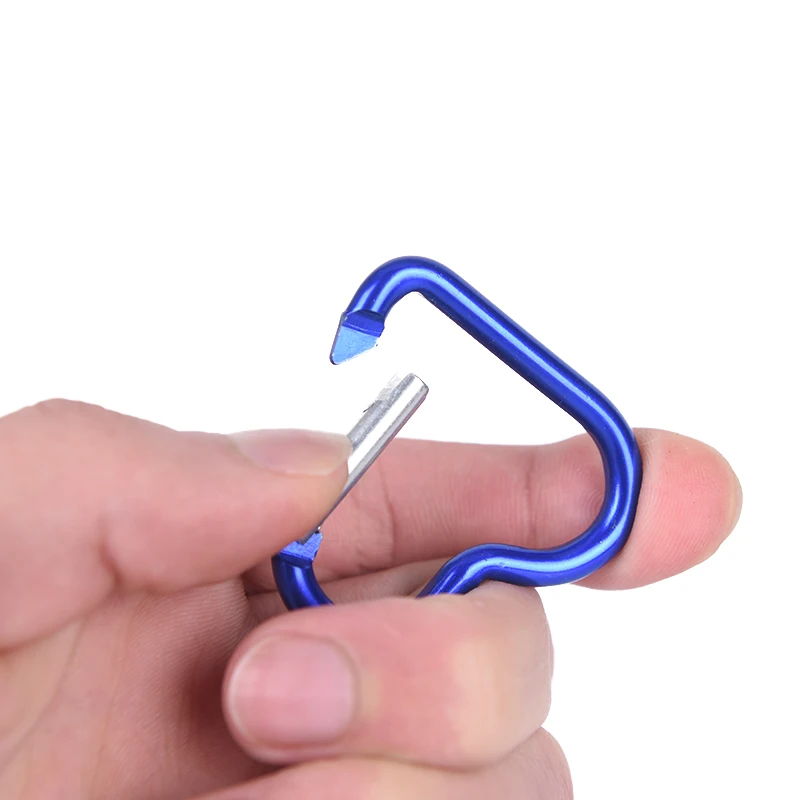 

Aluminum Alloy Heart-shaped Camping Carabiner Spring Snap Clip Hook Keychain Climbing Car Key Chain
