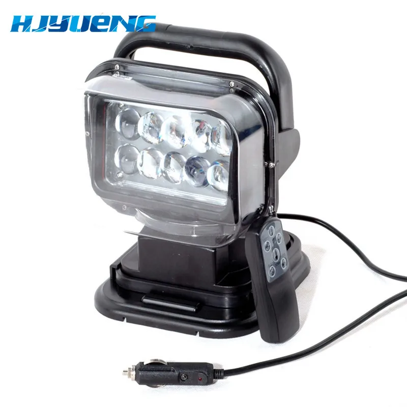 

1pc 50W Wireless Led Marine Search Light 12V 24V LED Searching Light Remote Control Spot Light Car LED Work Light 12V