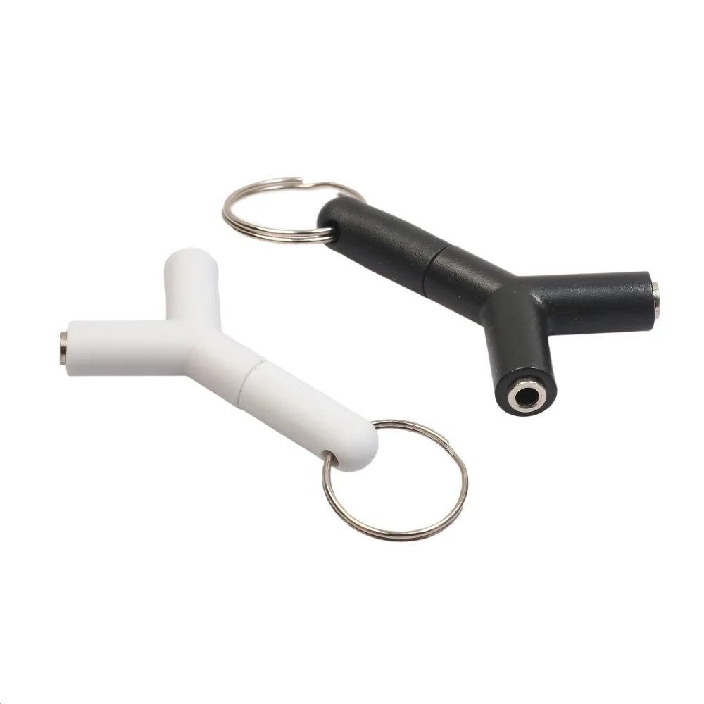 

1pcs Earphone Splitters 3.5mm Headphone Male To Dual Female Audio Cables Headphone Splitter Adapter Plug Stereo Drop shipping