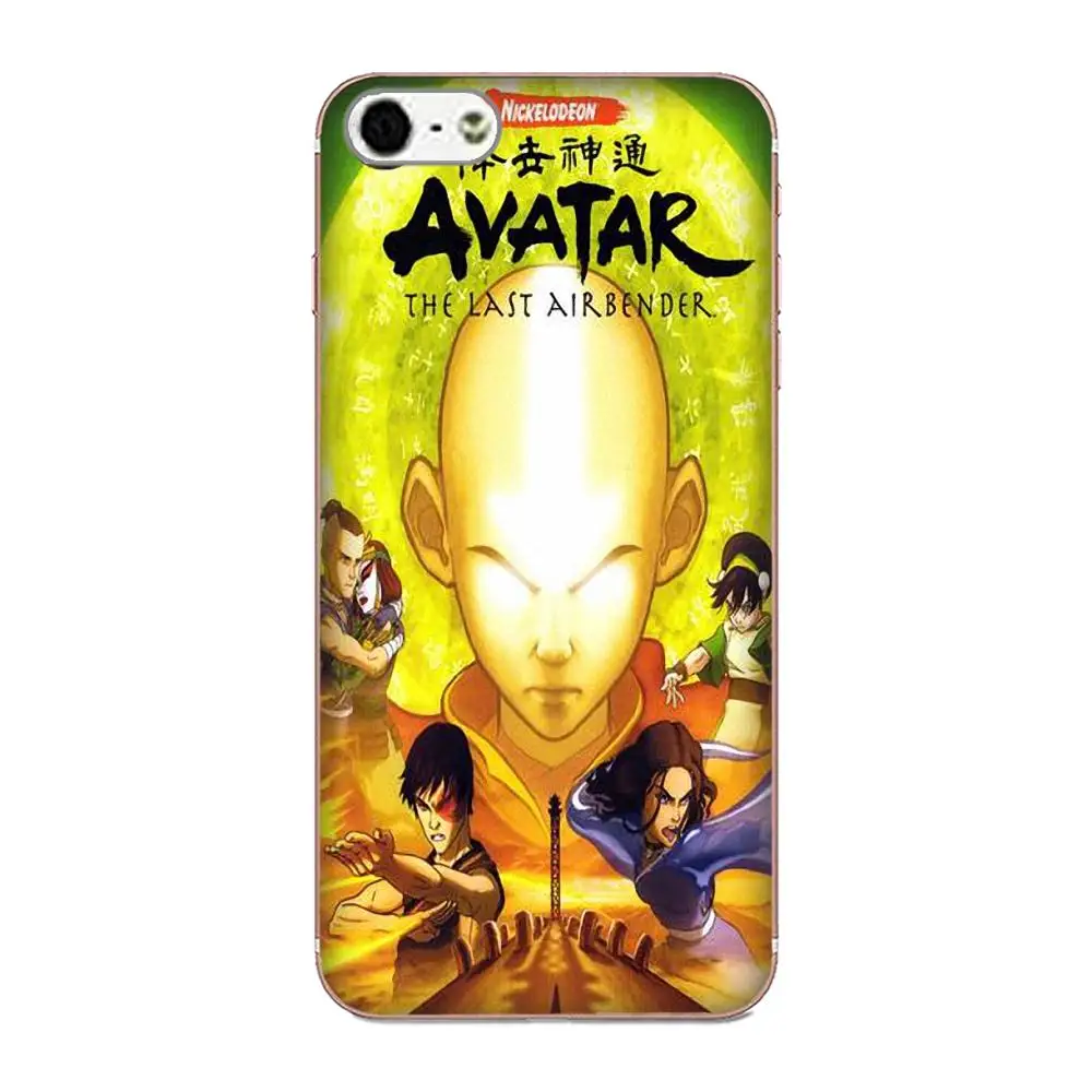 Для Apple iPhone X XS Max XR 4 4S 5 5C 5S SE 6 6S 7 8 Plus чехол для телефона Fundas Аватар Aang последний