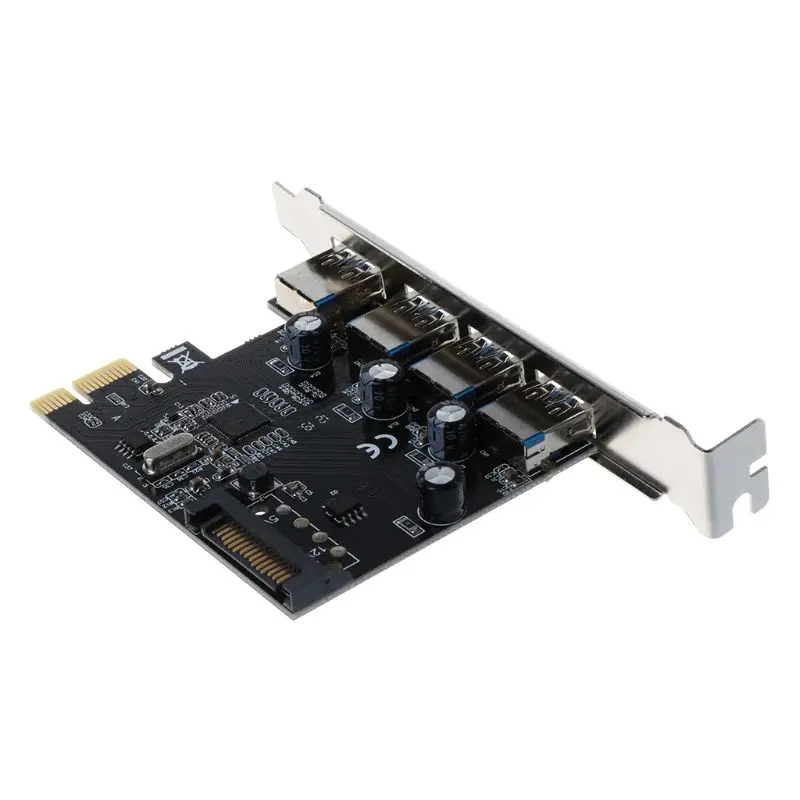 PCI-E PCI Express к USB 3,0 через Чип SATA интерфейс 4 порта адаптер конвертер карта для Windows XP/2003/Vista/Win7/Win8/Win10