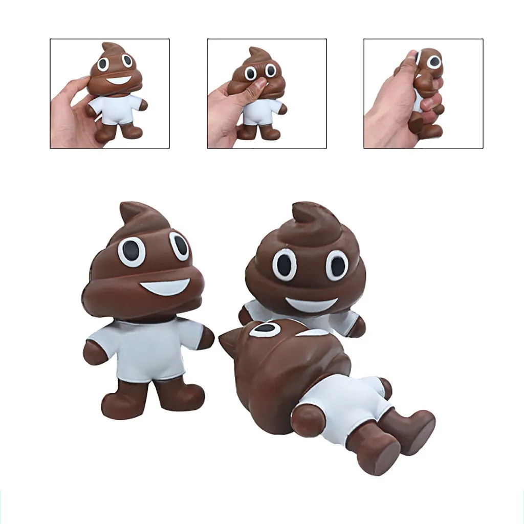 

Exquisite Squishies Fun Crazy Poo Scented Charm Slow Rising Stress Reliever Decompression Toy Oyuncak Gifts