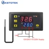Digital Thermostat Regulator 10A Relay Temperature Controller LED Display Heating Cooling Control Switch Thermostat Instruments ► Photo 1/6