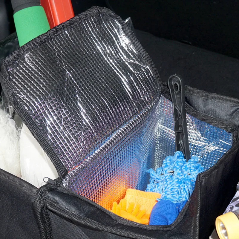 Универсальный автомобильный органайзер для хранения багажник складные ящики для хранения игрушек, продуктов грузовик грузовой контейнер Сумки Box Car средства ухода для автомобиля Черный