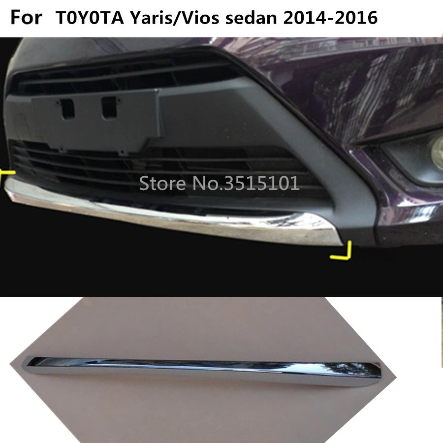 Car Cover Bumper ABS Chrome Trim Front 