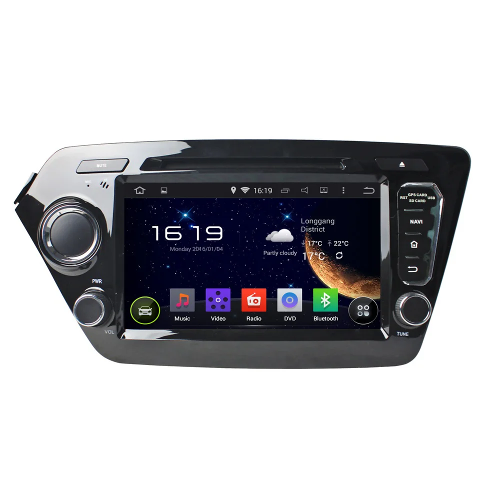 Android 7.1 Car Stereo Radio GPS Sat Nav 3G CD player MP3 Bluetooth HDMI Multimedia Player FOR KIA K2 RIO | Автомобили и