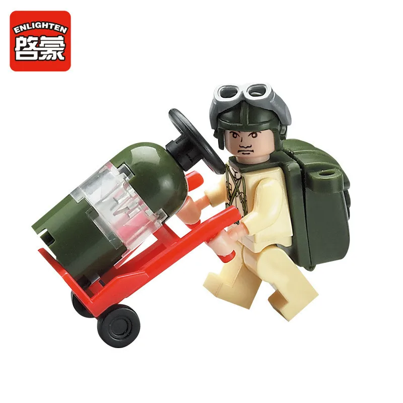 167Pcs Combat Zones Military Army Armored Car Chariot Weapon Model Building Blocks Set Compatible LegoINGs Bricks Playmobil Toys
