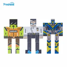 Головоломка из дерева 3 шт. 3D головоломка полицейский замок смешной формы доктора изменение Китай Традиционная Дошкольная Brinquedos Juguets