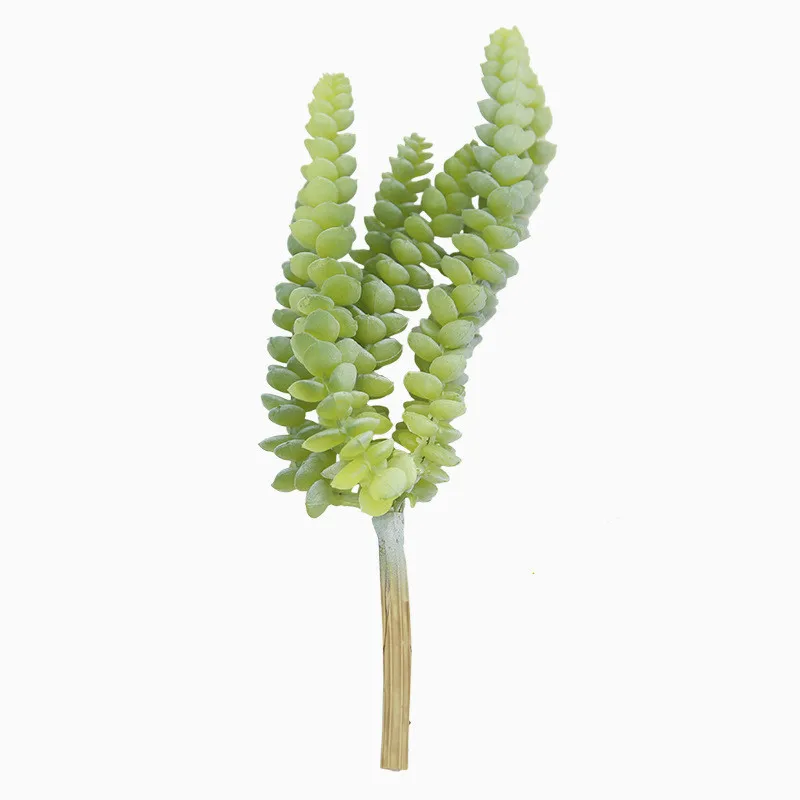 

Artificial flowers 6 copper coins string 3 color flower arrangement micro landscape meat artificial flower European style