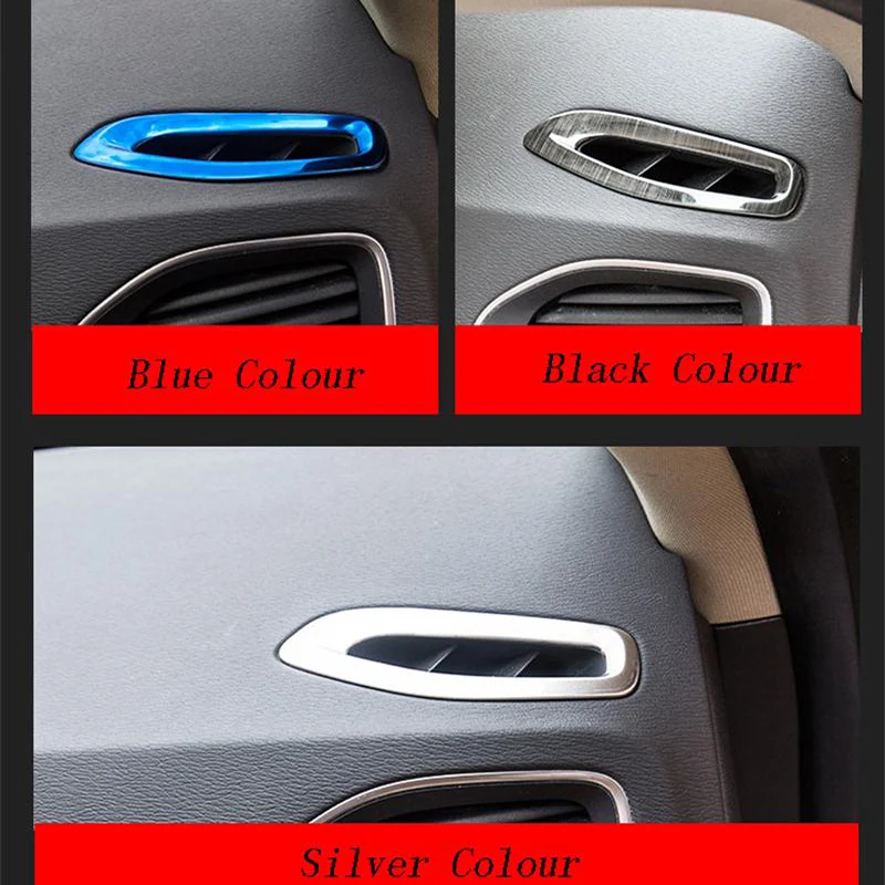Автомобильный Стайлинг AC Outlet Trim Dashboard Air рамка Декоративные наклейки Чехлы для Volvo