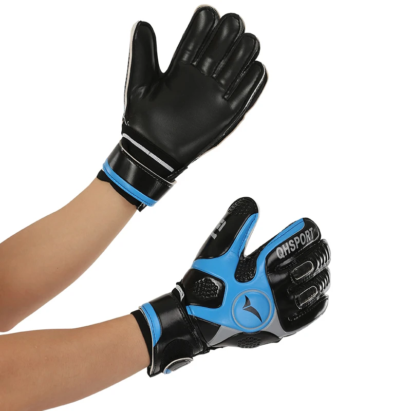 

2017 Men Soccer Goalkeeper Gloves Wearable Slip Resistant Football Keeper Latex Goalie Gloves Professional Double Protection