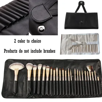 

Womens Fashion Vanity Case PU Hasp Pillow Fashion Brush Holder Travel Makeup Bag Sac Maquillage