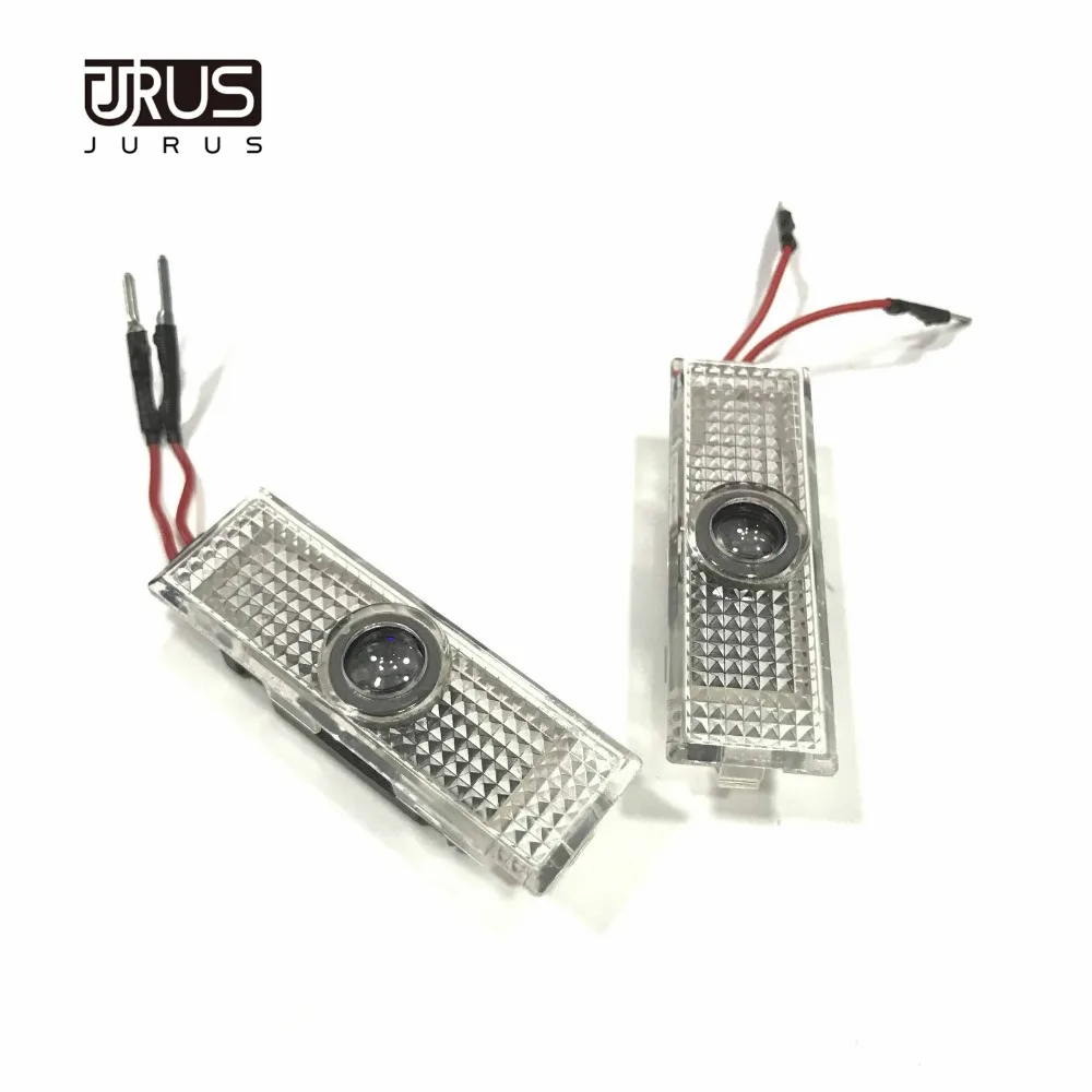 

JURUS 2Pcs LED Car Door Logo Projector Welcome Light Door Lighting For Alfa Romeo 159 Giulia Giulietta Mito Stelvio Brera Spider