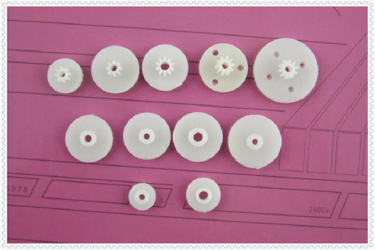 Transmission Gear 11pcs/lot Plastic Crown Gear Sets For DIY Robot Helicopter Car Toys Russia