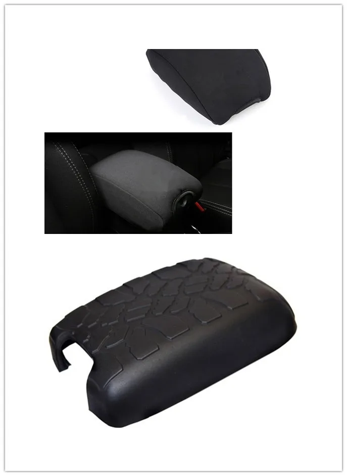 Автомобильный подлокотник накладки на коробку Мягкая силиконовая накладка для поддержки интерьера Аксессуары для Jeep Wrangler 2007 Up Автомобильный Стайлинг