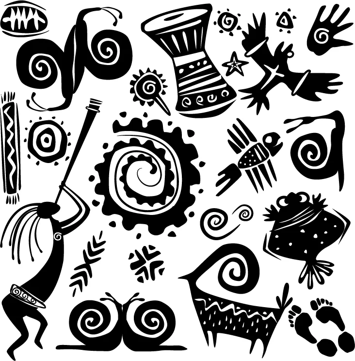 Africa Tribe Vinyl Sticker Art Wall Decal African Football Tribe Wall