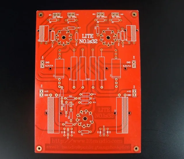 LITE LS32 PCB ламповый преусилитель PCB пустая плата 6H30 усилитель трубки PCB