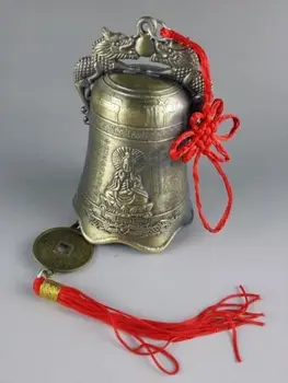 

Exquisite Collectibles Chinese Tibetan Buddhism Temple Copper Bell Statue
