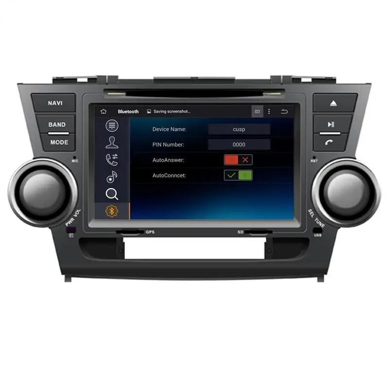 Clearance 8" Android Car DVD Player,BT GPS WIFI,Audio Radio Stereo,Car multimedia for Toyota Highlander 2008 2009 2010 2011 2012 2013 2014 3