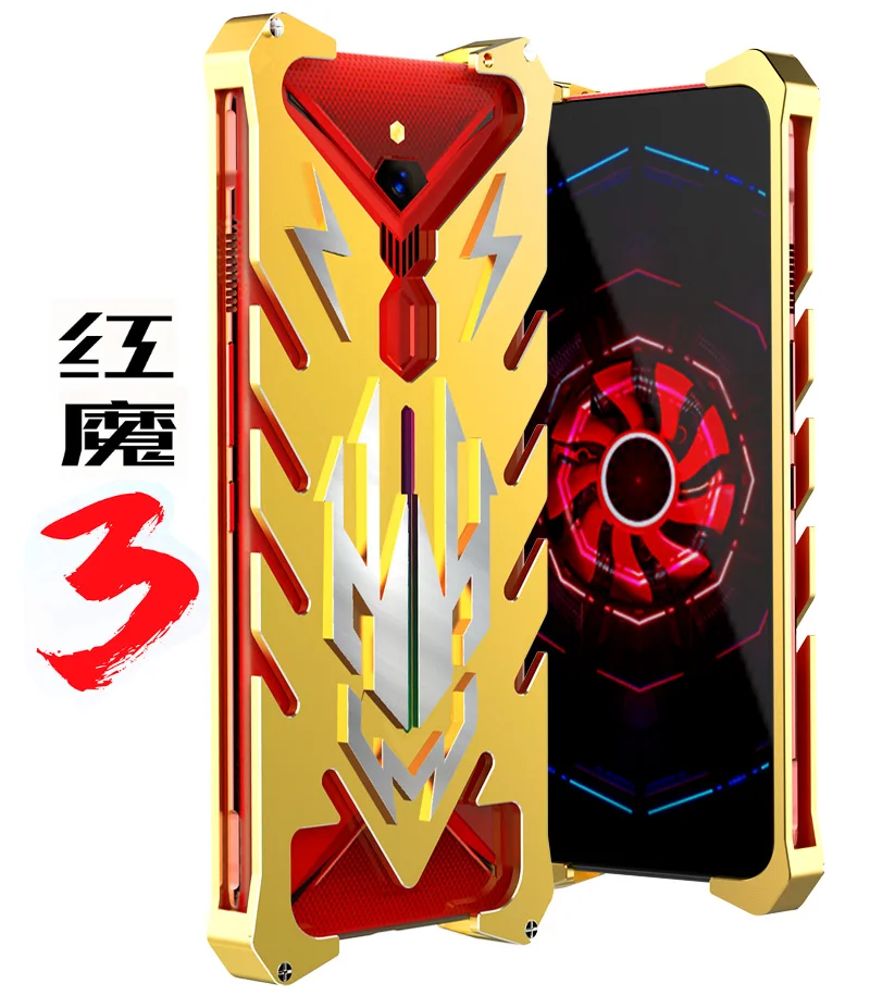 Zimon Armor II авиационный металлический чехол для ZTE Nubia Red Magic 3 бампер мощный