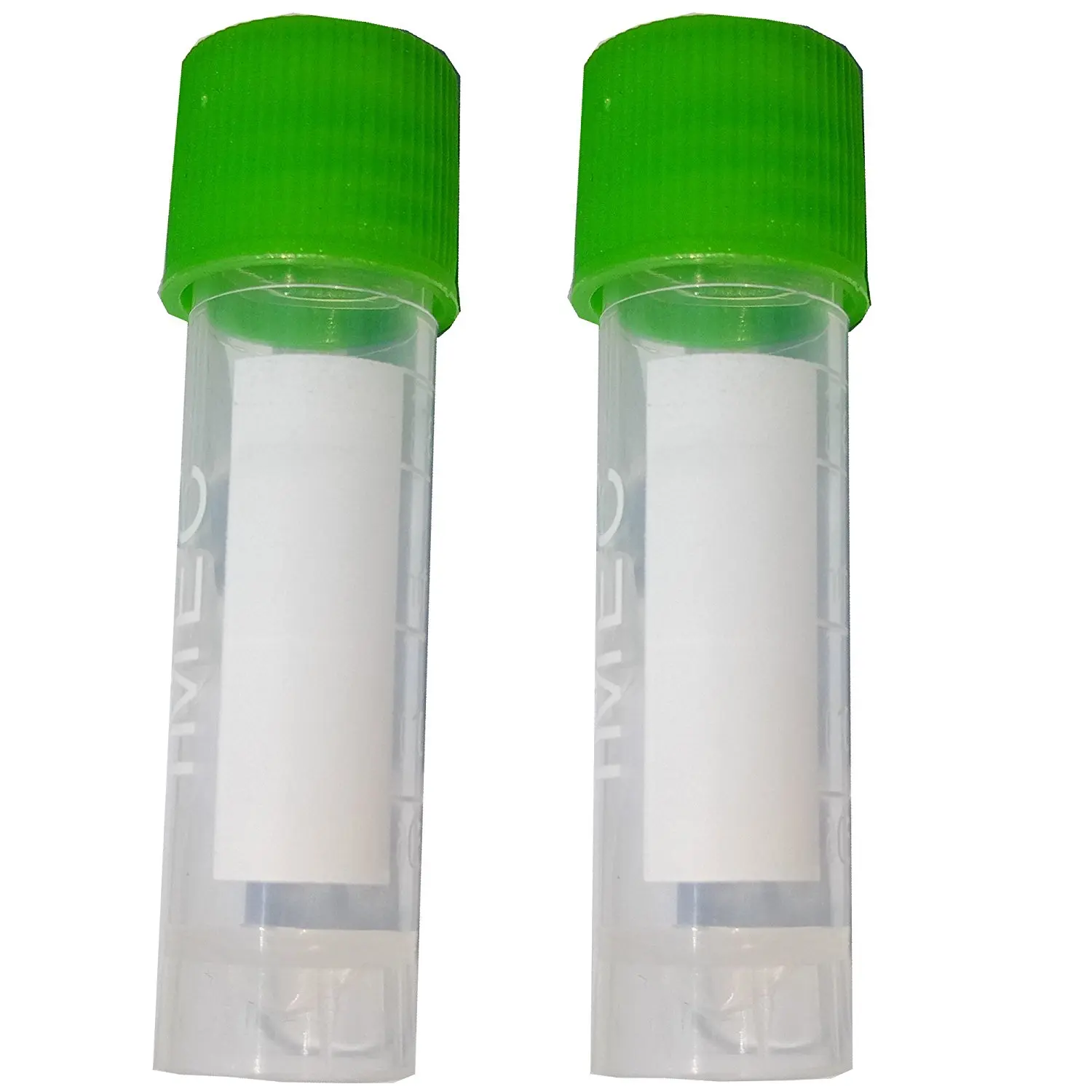 Plastic Test Tube Centrifuge tube 1.8ml Test Lab Tubes ( Various colors available ) (Green)