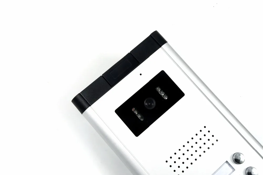 Top Yobang Security Apartment Intercom Entry 4 Monitor Wired 7" Color button Video Door Phone intercom System for 4 house 4
