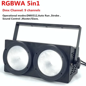 

4X 2eyes 2x100w LED COB Light DMX Stage Lighting Effect Led Audience Blinder ligh Cool White / Warm White Dmx controll dj light