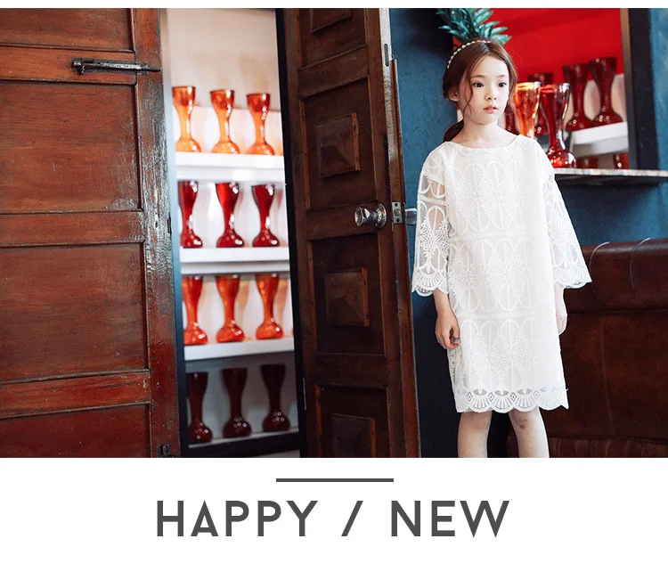 lace teenage baby girls dress summer cotton 2017 knee length white princess girls summer dresses girls dress  long sleeve girls dress 2 3 4 5 6 7 8 9 10 11 12 13 14 15 16 years old little teenage big girls princess dress  with sleeves (23)