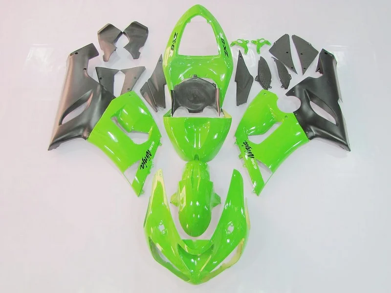 Injection Green black fairing kit FOR KAWASAKI NINJA ZX 6R 636 05 06 ZX