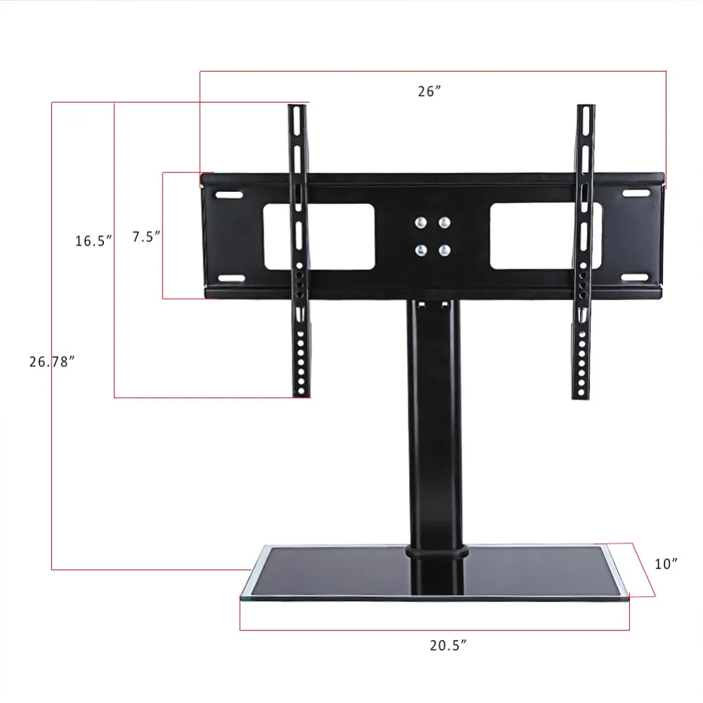 Universal Tv Pedestal Stand 26 37 Universal Pedestal Table Top Tv