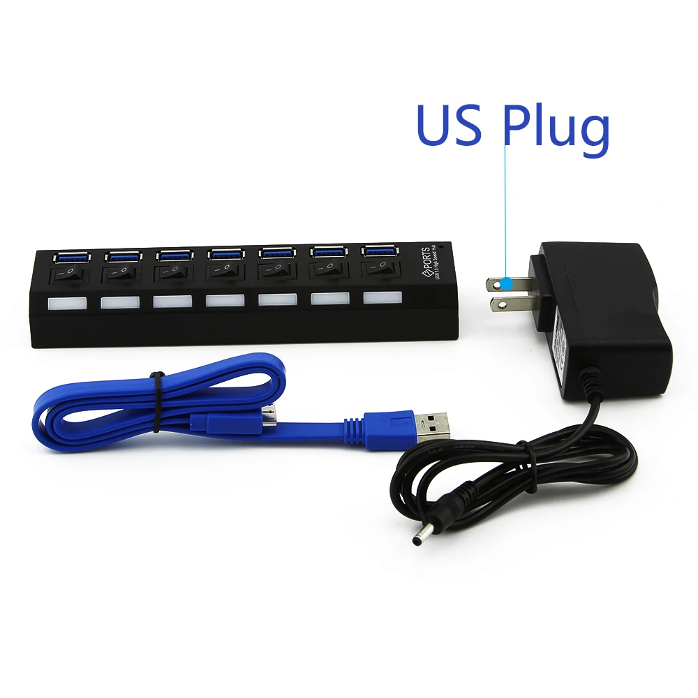 hub with US power adapter
