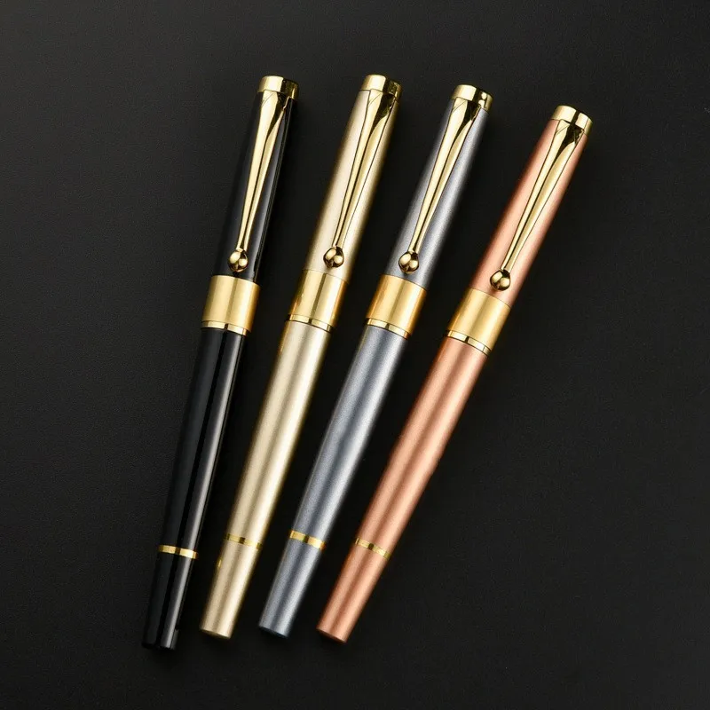 

Top Grade Luxury Metal Roller Signature Pen Black Neutral Gel Pen Business Gift Pen Advertising Pen Best Birthday Gift