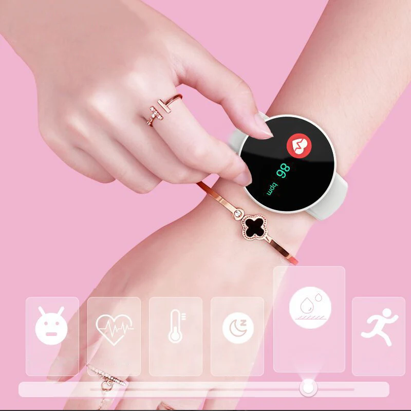 Спортивные Смарт-часы Для мужчин женские умные часы для Android IOS Фитнес трекер электроники умные часы Смарт часы для здоровья IP68 Водонепроницаемый