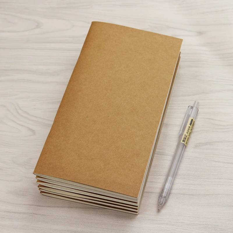 Standard vintage Kraft Paper Notebook Blank Notepad Diary Journal