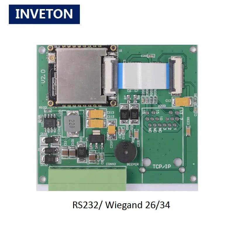 

mini uhf rfid reader module with free SDK support Linux RS232/Wiegand 26/34 TCP/IP mutiple interface+free tag sample