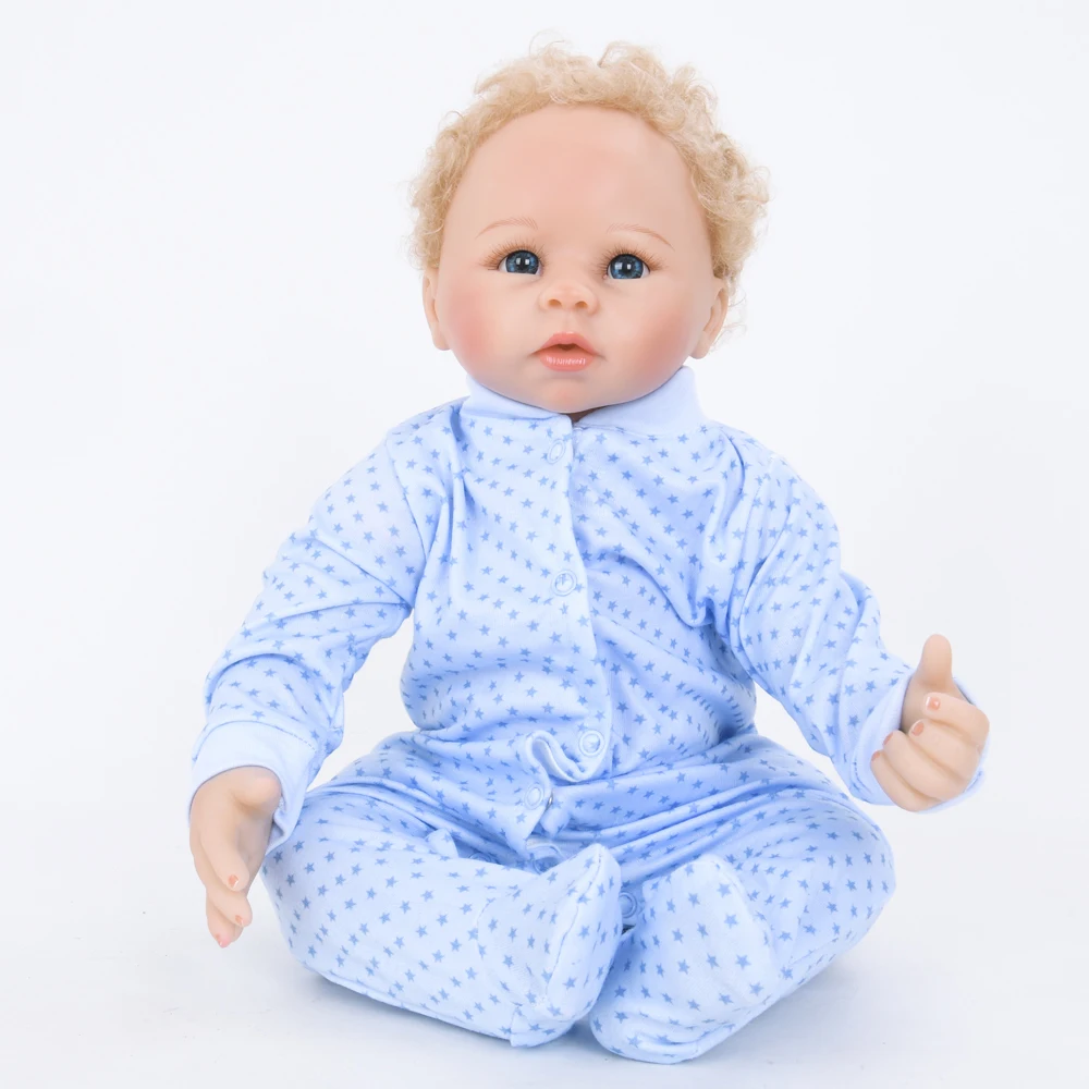 

55CM Reborn Baby Soft Toy Cloth Body Bebe Reborn Realista Bonecas Girl Kids XMas Gift Kids Toys Sleeping Playmates