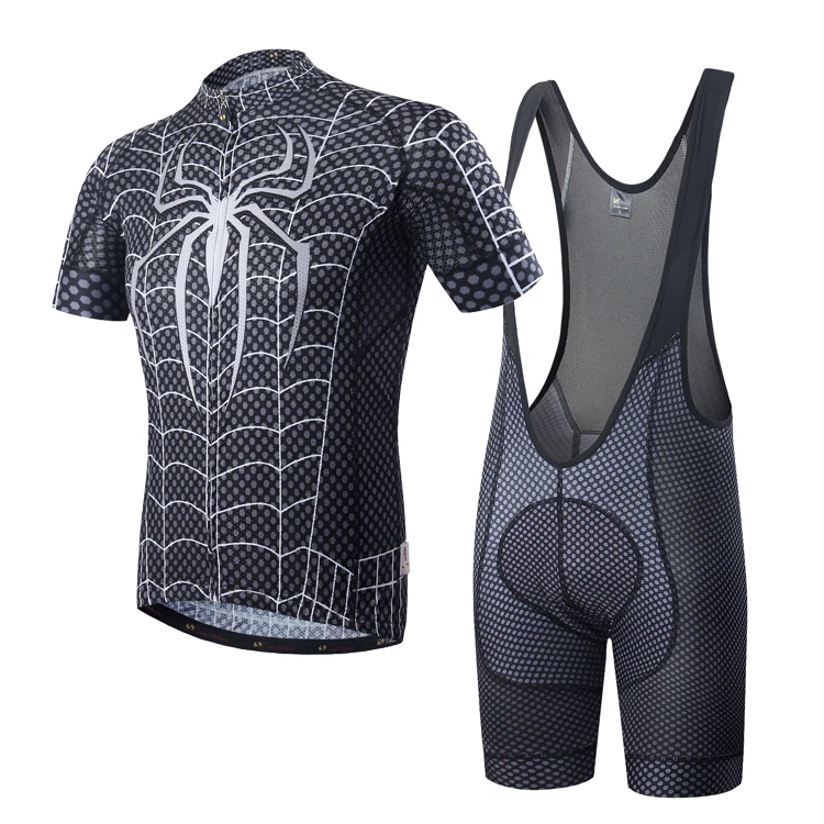 

Cycling Jersey set 2017 saiBike brand Spiderman short sleeve cycling shirt Bike bicycle clothes Ropa Ciclismo Clothing
