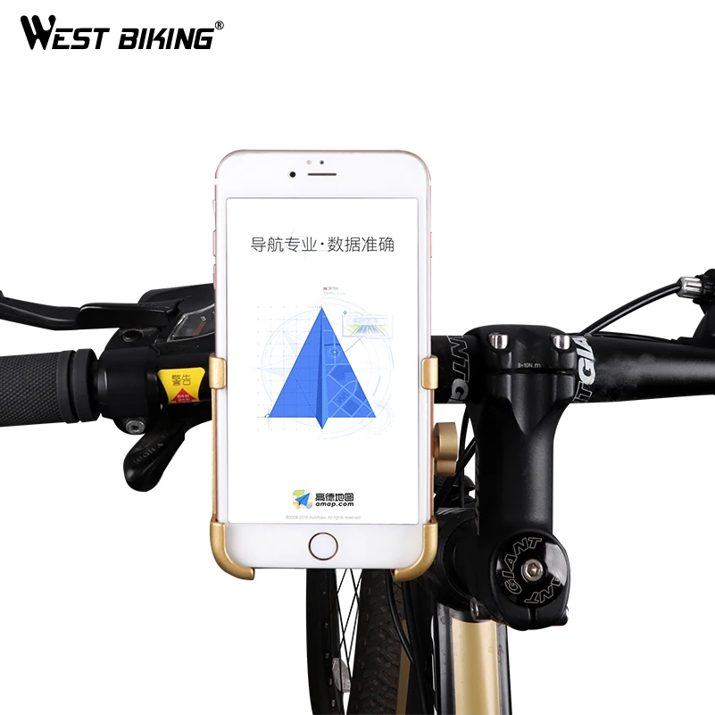 WEST RADFAHREN Neue Universal Fahrrad Telefon Halter Anti-Slip Einstellbare Halterung Telefon Stehe